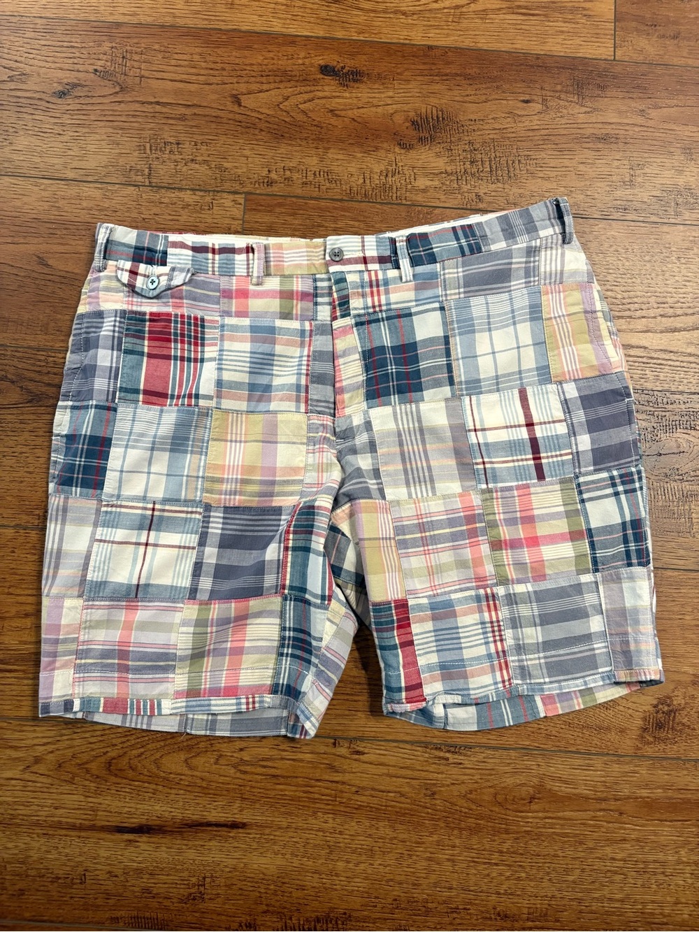 Polo Ralph Lauren Men’s 38 Authentic Indian Madras Patchwork Plaid Shorts